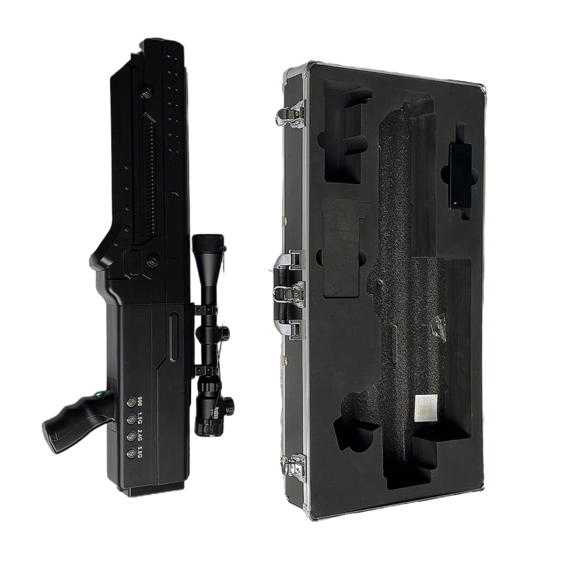  坡头手持便携式枪型低空防御反制四通道A型